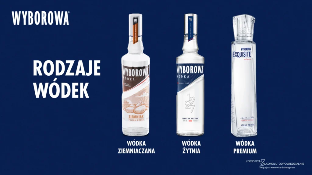 Rodzaje wódek czystych