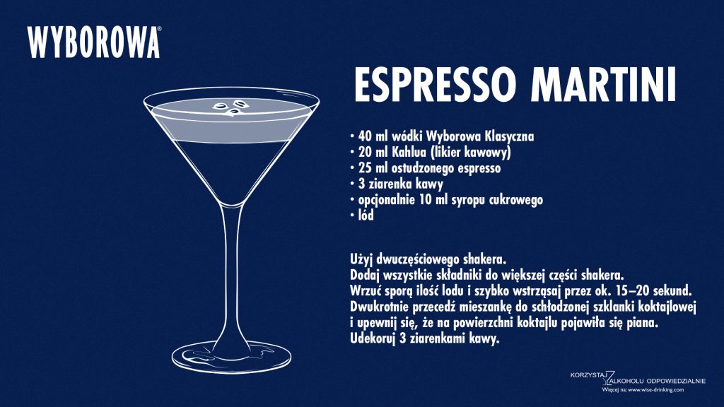 Espresso Martini: przepis na drinka