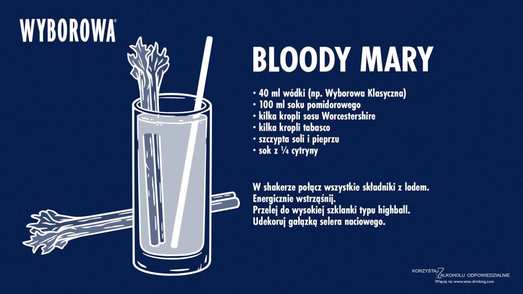 Drink Krwawa Mery z wódką