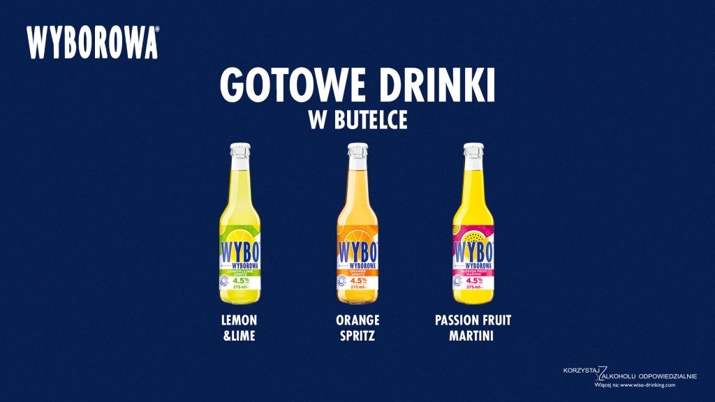 Gotowe drinki w butelce od Wyborowa