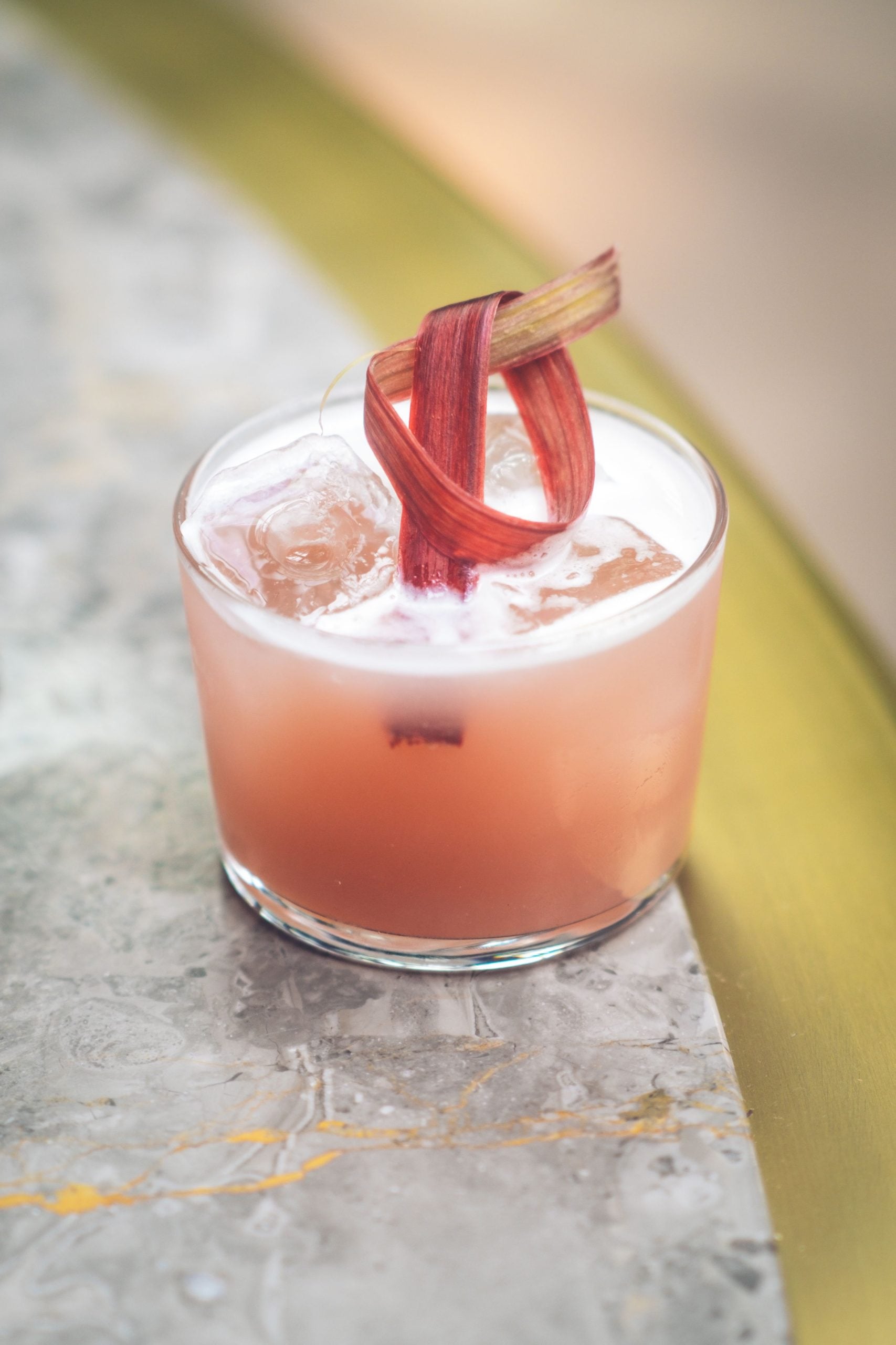 Drink rabarbarowy